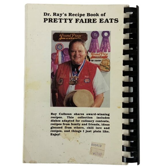 Pretty Faire Eats Cookbook by Dr Ray Calhoun Blue Ribbon Winners 1991 - Picture 3 of 14